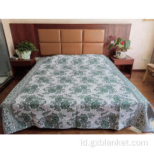 Kualitas tinggi desain bunga super lembut softextile bedsheet